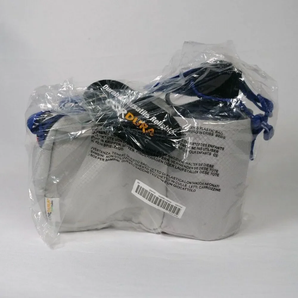 Supreme Cordura Side Bag w/ Water Bottle SS22 - Silver/Blue